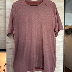 Orangish with stripes lululemon shirt XXL